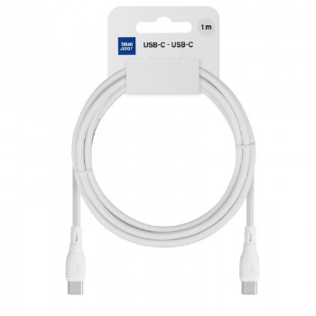 USB cable Blue Star (PJ73) "USB-C (Type-C) to USB-C (Type-C)" (60W) 1m white