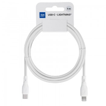 USB cable Blue Star (PJ72) "USB-C (Type-C) to Lightning" (27W) 1m white