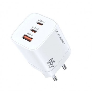 Charger Wozinsky (CGWCW) (2xUSB-C;1xUSB 3A 65W) white