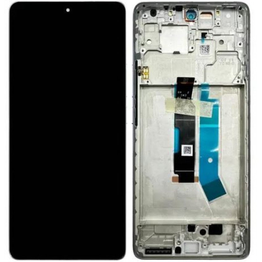 Ekranas Xiaomi Redmi Note 14 Pro 4G su lietimui jautriu stikliuku ir rėmeliu Aurora Purple originalus (service pack)