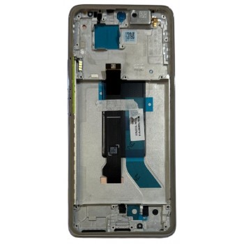 Ekranas Xiaomi Redmi Note 14 Pro 5G su lietimui jautriu stikliuku ir rėmeliu Lavender Purple originalus (service pack)