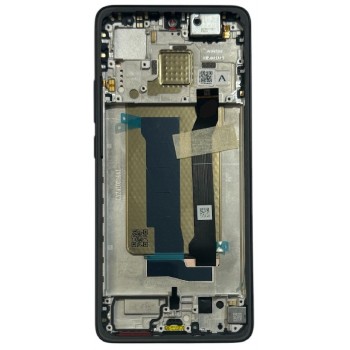 Ekranas Xiaomi Poco X7 Pro 5G su lietimui jautriu stikliuku ir rėmeliu Black originalus (service pack)