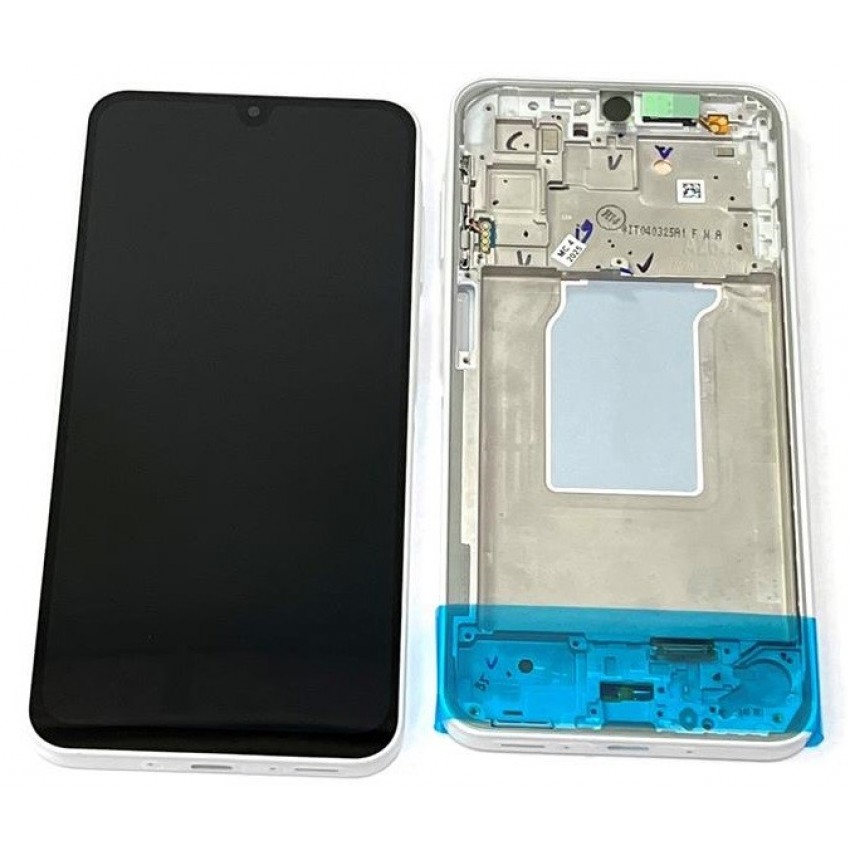 LCD screen Samsung A266 A26 5G with touch screen and frame Black original (service pack)