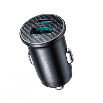 Car charger JOYROOM (JR-CCN16) (1xUSB-C; 1xUSB; 15W) black
