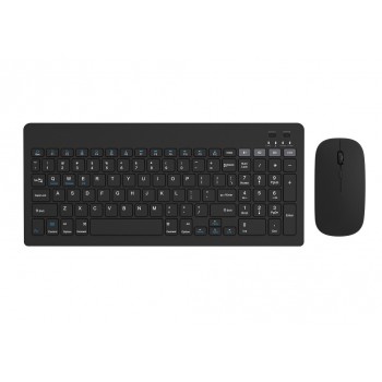 Wireless keyboard+mouse Omega OKM2658B black