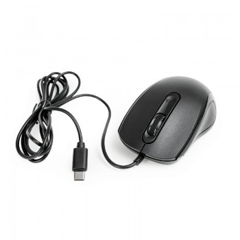 Mouse Omega OM441BC optical USB-C, black pearl