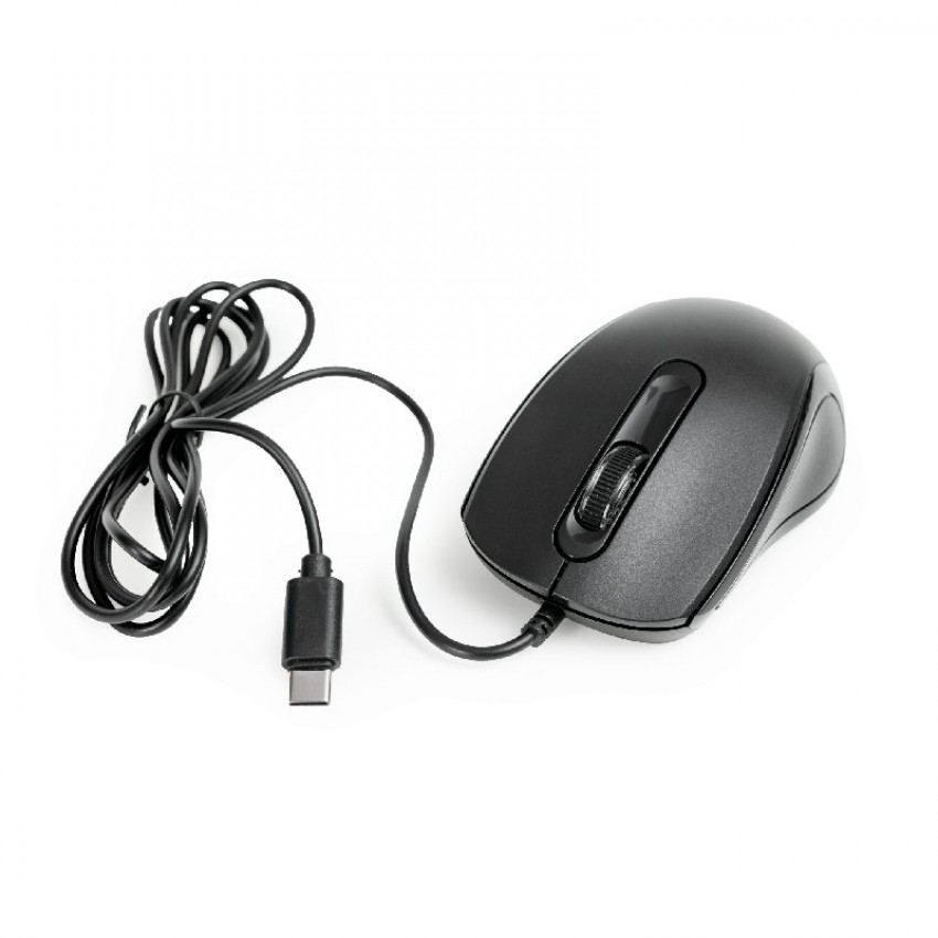 Mouse Omega OM441BC optical USB-C, black pearl