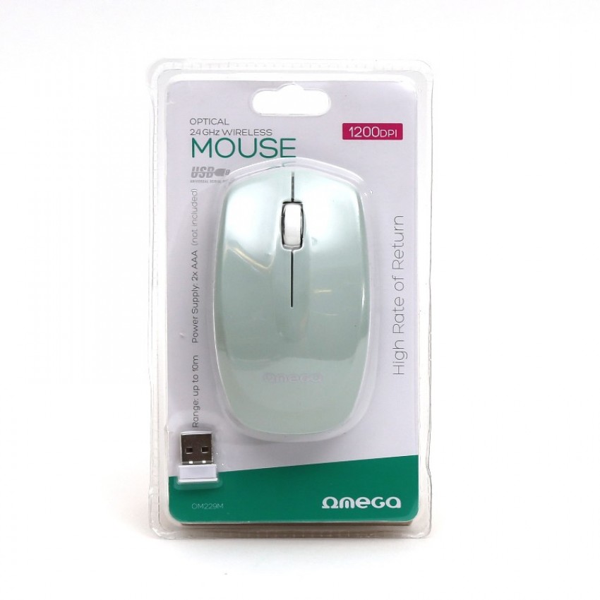 Mouse OMEGA OM229M wireless, nano mint