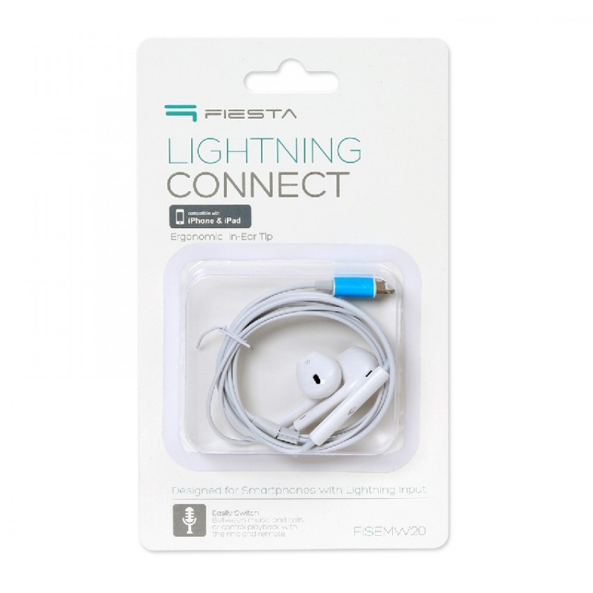 Laisvų rankų įranga Fiesta FISEMW10 lightning balta