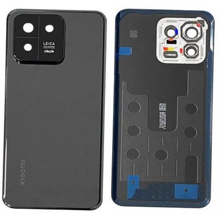 Back cover for Xiaomi 13 Black original (service pack)