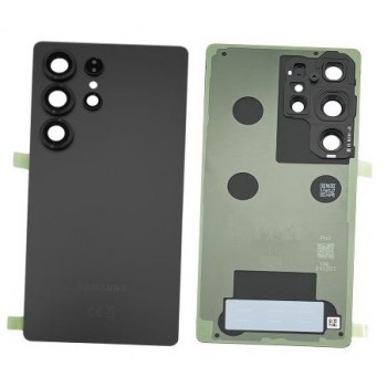 Back cover for Samsung S938 S25 Ultra Titanium Black original (service pack)