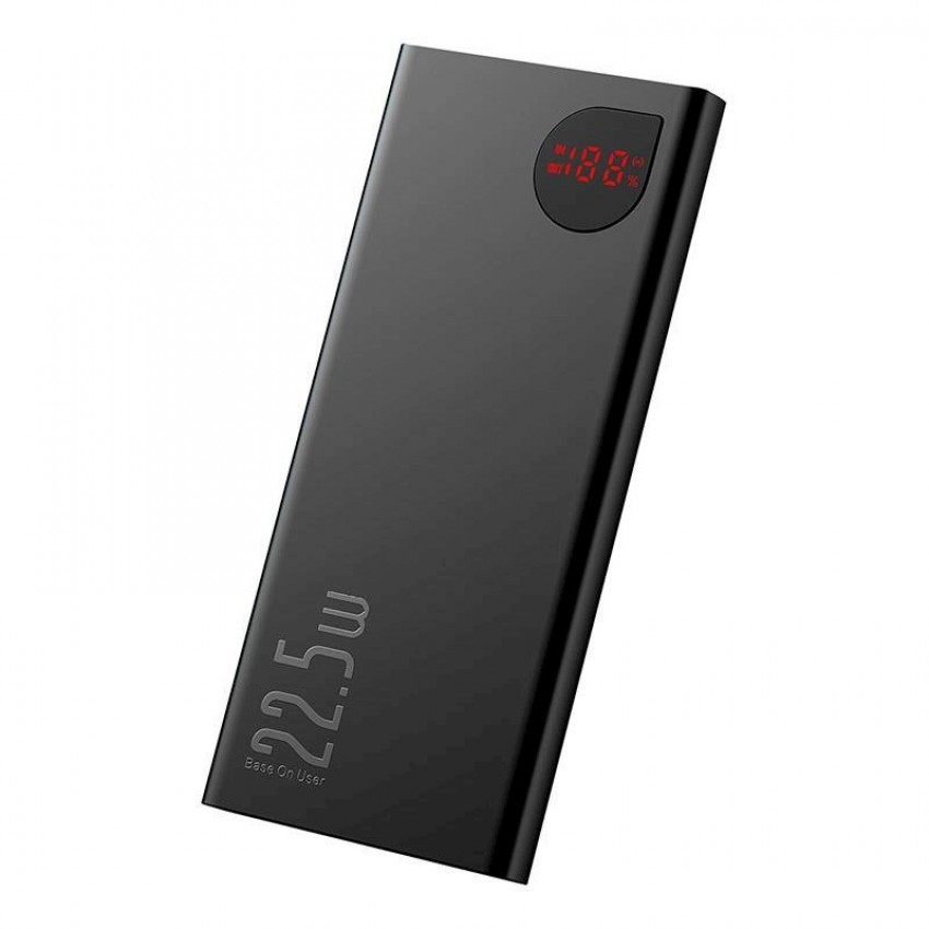 External battery POWER BANK POWER BANK Baseus (PPAD070001) 10000mAh (2xUSB; 1xType-C; 22,5W) black