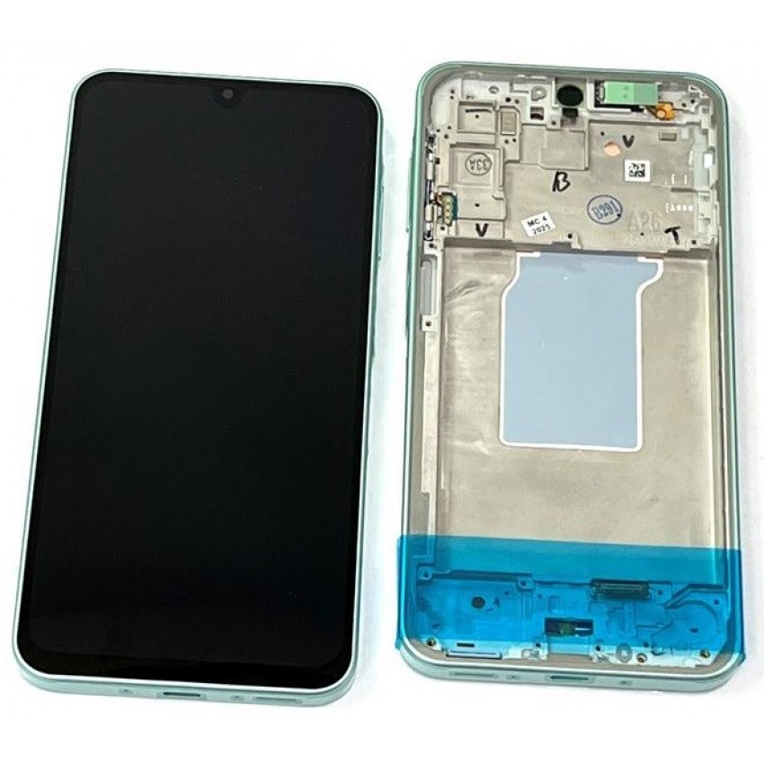 LCD screen Samsung A266 A26 5G with touch screen and frame Mint original (service pack)