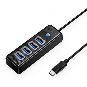 USB-C HUB Orico (PW4U-C3) (4xUSB) black