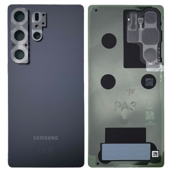 Back cover for Samsung S938 S25 Ultra Titanium Jetblack original (service pack)