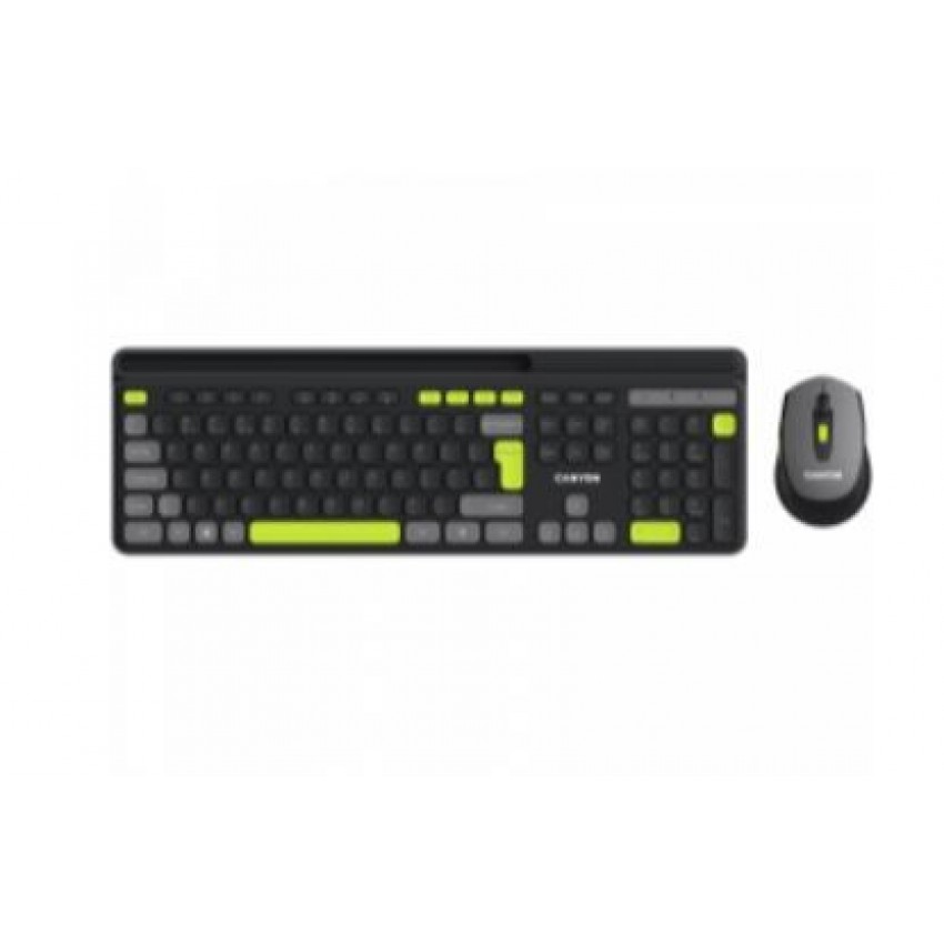 Wireless keyboard+mouse CANYON (HSET-W5) black