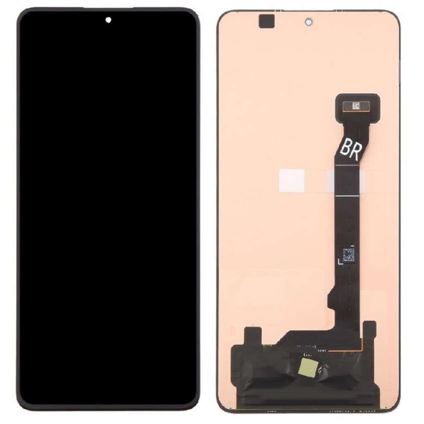 Ekranas Xiaomi Poco X7 Pro 5G su lietimui jautriu stikliuku Black OLED