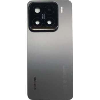 Back cover for Xiaomi 15 Black with camera lens ORG
