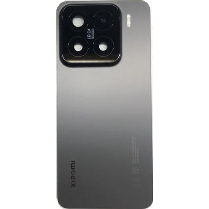 Galinis dangtelis Xiaomi 15 Black su kameros stikliuku ORG