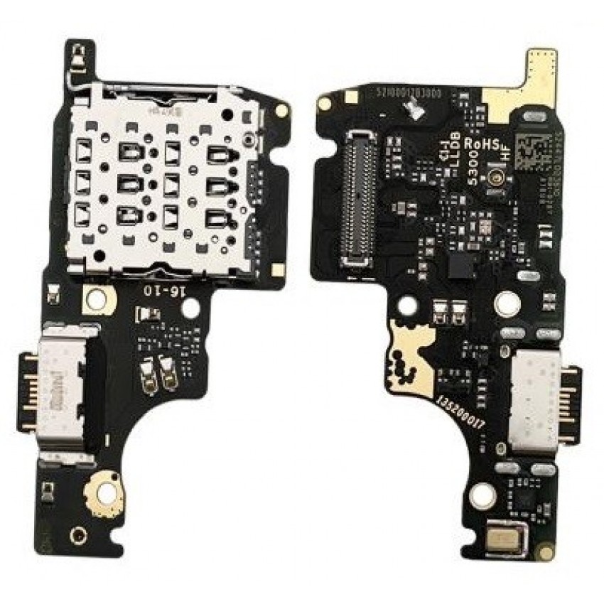Flex Xiaomi Redmi Note 14 5G/Poco M7 Pro 5G with charging connector and microphone, SIM card contact original (service pack)
