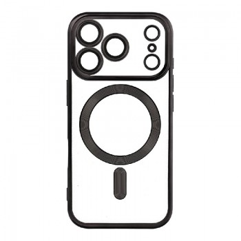 Case Electro Mag Cover (MagSafe) skirtas iPhone 17 Pro (full ring) black