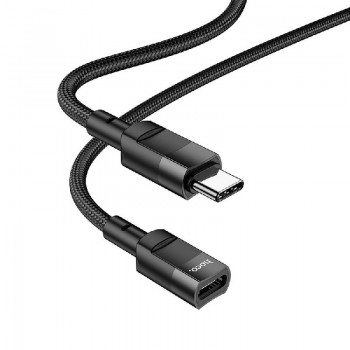 Adapter HOCO (U107) from USB-C to USB-C (OTG) 3A 1.2m black