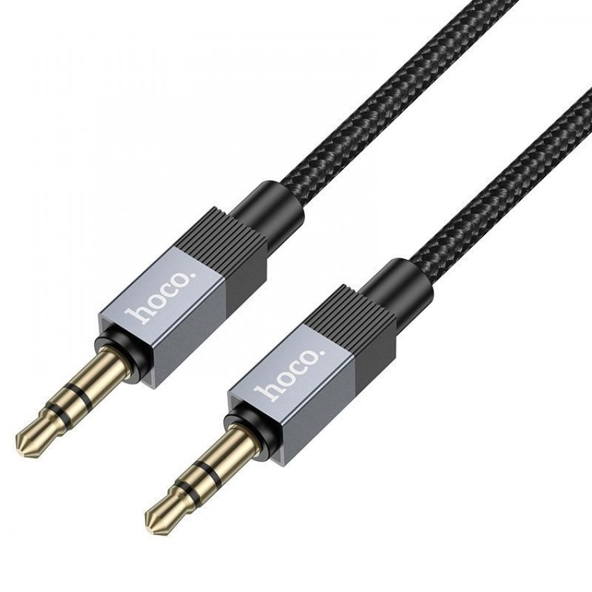 Audio adapteris HOCO UPA32 3,5mm į 3,5mm (p-p) juodas