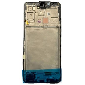 LCD screen Samsung A176 A17 5G with touch screen and frame Black original (service pack)