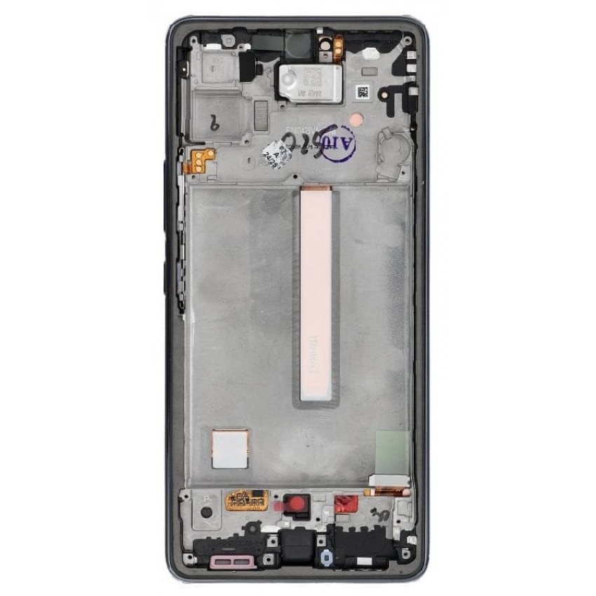 LCD screen Samsung A536 A53 5G 2022 with touch screen and frame Awesome Black original (service pack)