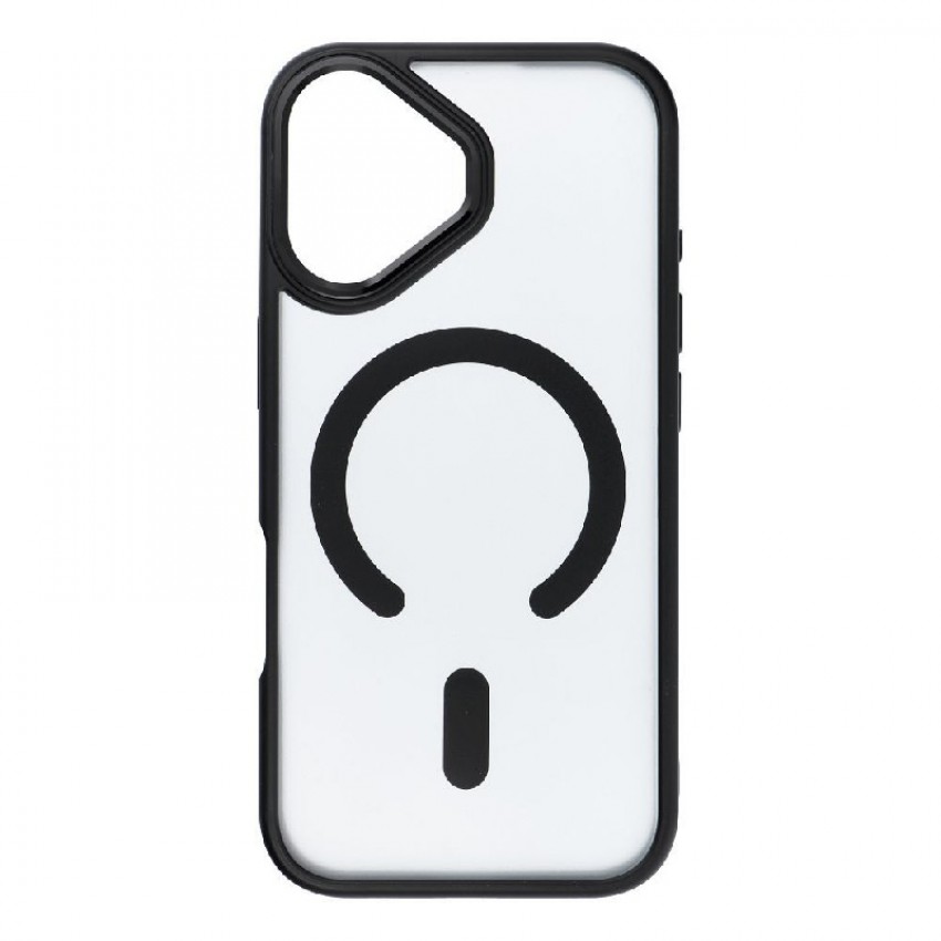 Dėklas Matte Mag Cover (MagSafe) skirtas iPhone 17 juodas