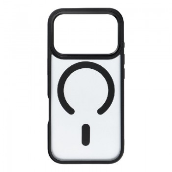 Dėklas Matte Mag Cover (MagSafe) skirtas iPhone 17 Pro juodas