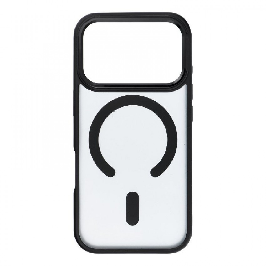 Dėklas Matte Mag Cover (MagSafe) skirtas iPhone 17 Pro juodas