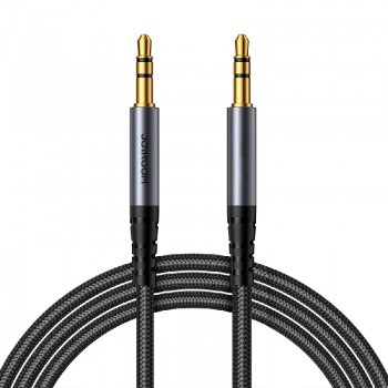 Audio adapter JOYROOM (SY-A08) 3,5mm to 3,5mm (p-p) 1,2m black