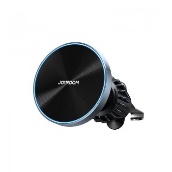 Wireless car charger+holder JOYROOM (JR-ZS240 Pro) Magnetic (MagSafe 15W) for using on ventilation grille black