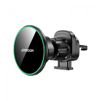 Wireless car charger+holder JOYROOM (JR-ZS412) Magnetic Qi2 (MagSafe 15W) for using on ventilation grille black