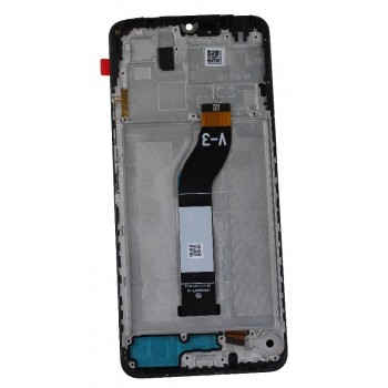 LCD screen Xiaomi Redmi 13C 5G with touch screen and frame Black original (service pack)