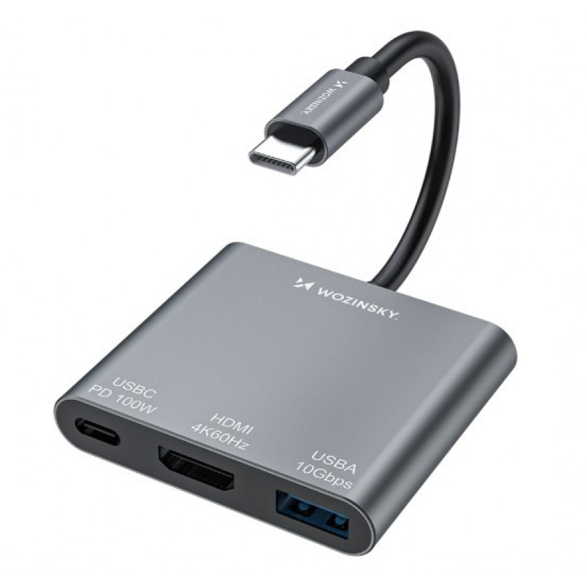 USB-C HUB Wozinsky (WHCH-01) (USB, HDMI, USB-C)