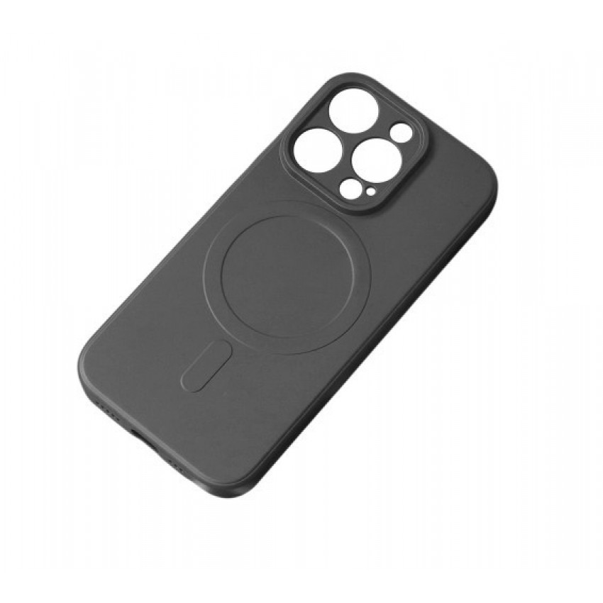 Dėklas Silicone MagSafe Samsung A166 A16 5G juodas
