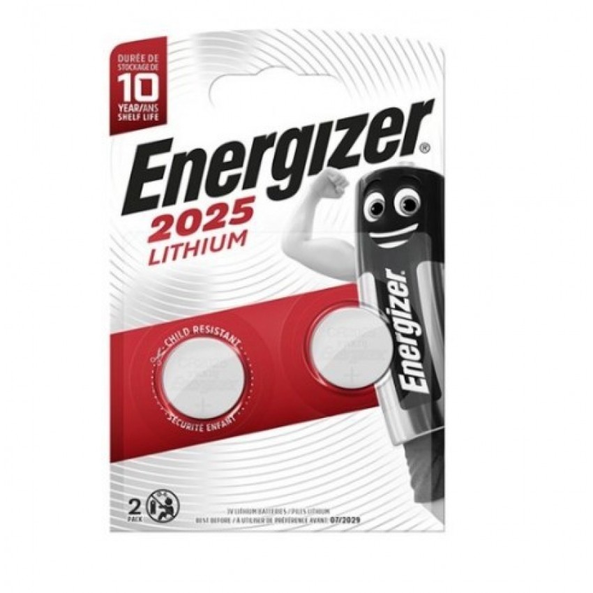 Ličio baterijos ENERGIZER 3V CR2025 (2vnt)