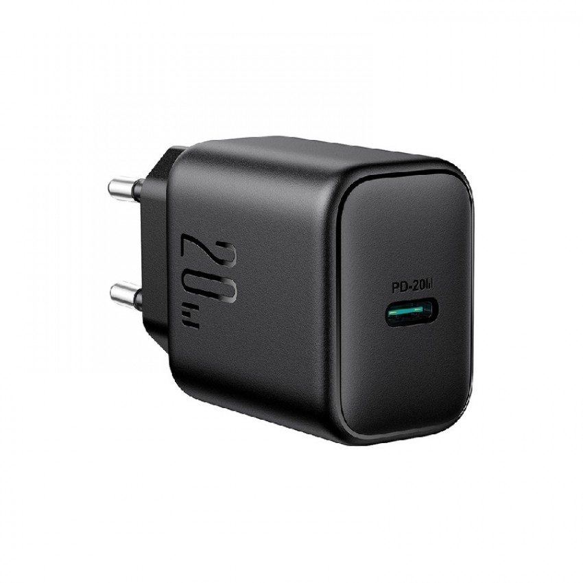 Charger JOYROOM (JR-TCF20) USB-C 3A (20W) black
