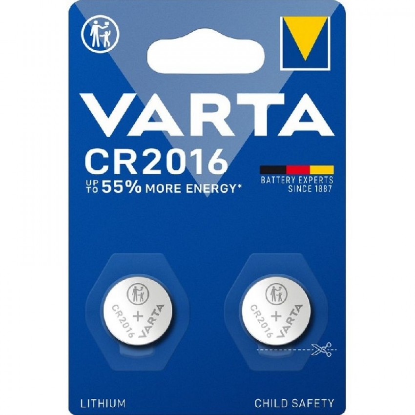 Ličio baterijos VARTA 3V CR2016 (2vnt)