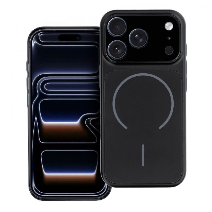 Dėklas MAKE 17 (MagSafe) skirtas iPhone 15 juodas