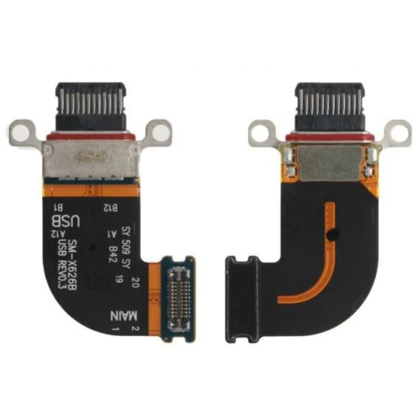 Lanksčioji jungtis Samsung X520/X526 Tab S10 FE 10.9 2025/X620/X626 Tab S10 FE+ 2025 su įkrovimo kontaktu originali (service pack)