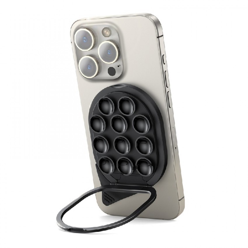 Magnetic holder with suction cups Joyroom (ZS418) black