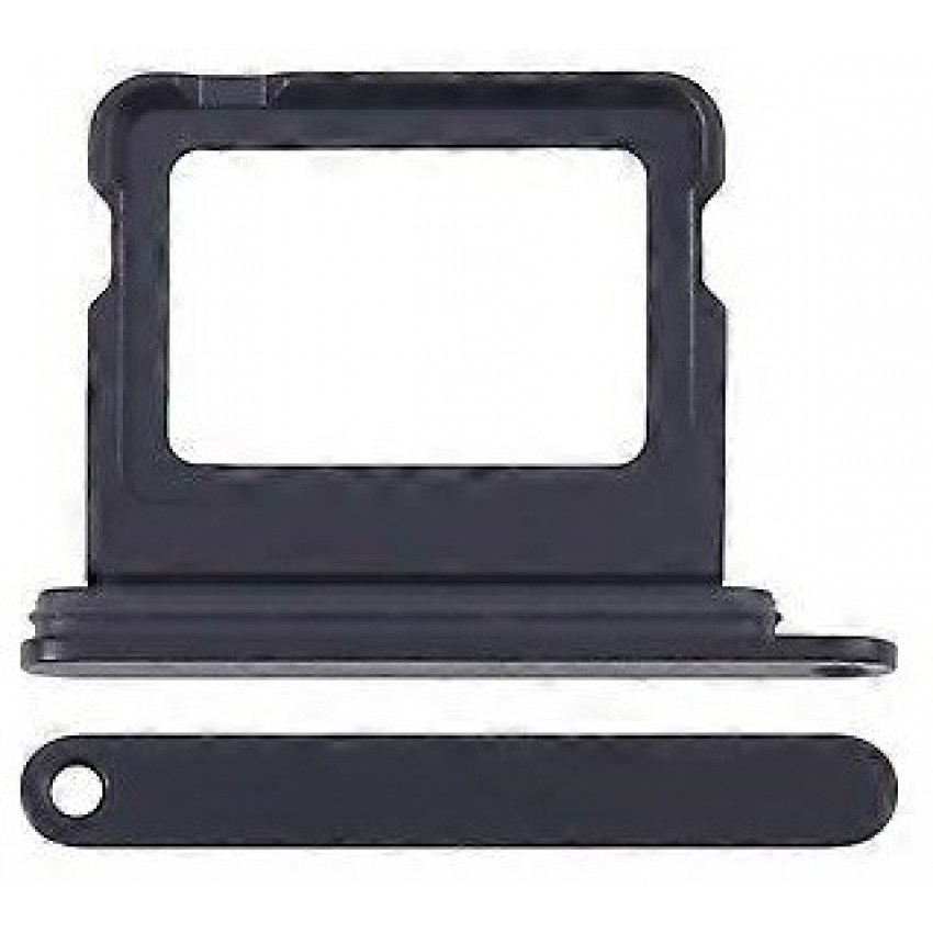 SIM card holder for iPhone 16/16 Plus Black ORG