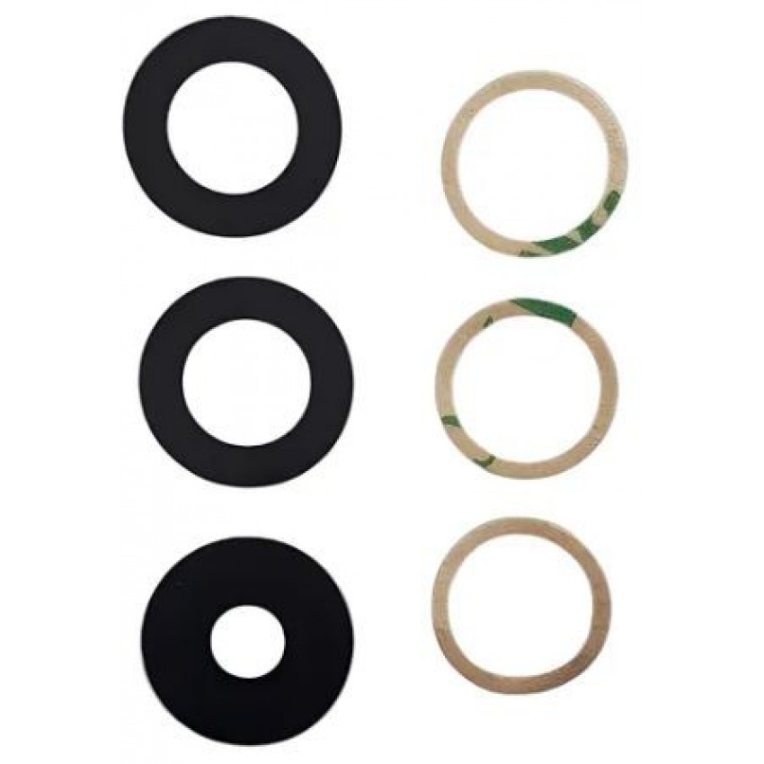 Samsung A165 A16 4G/A166 A16 5G lens for camera Black (only lens 3pcs) ORG