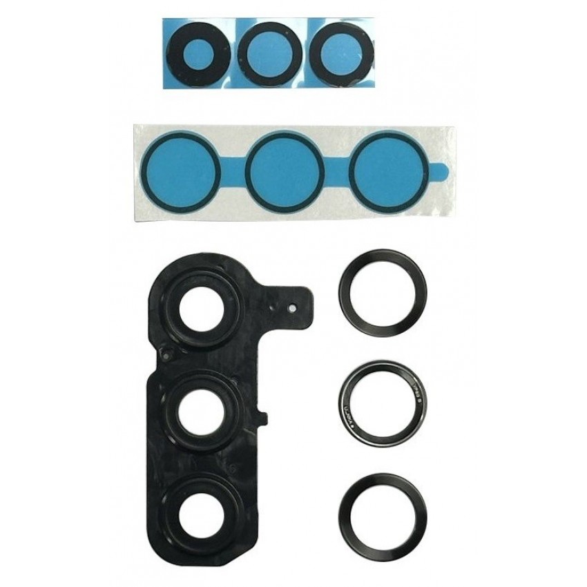 Samsung S936 S25 Plus lens for camera with frame Black ORG