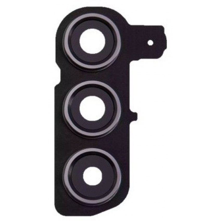 Samsung S721 S24 FE kameros stikliukas su rėmeliu Black ORG