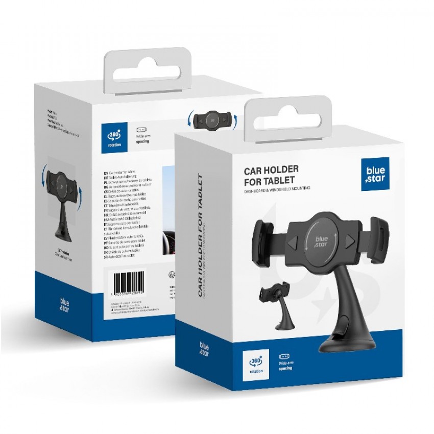 Automobilinis universalus telefono laikiklis Blue Star (Tablet 4-13