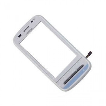 Touch screen Nokia C6-00 with frame white HQ